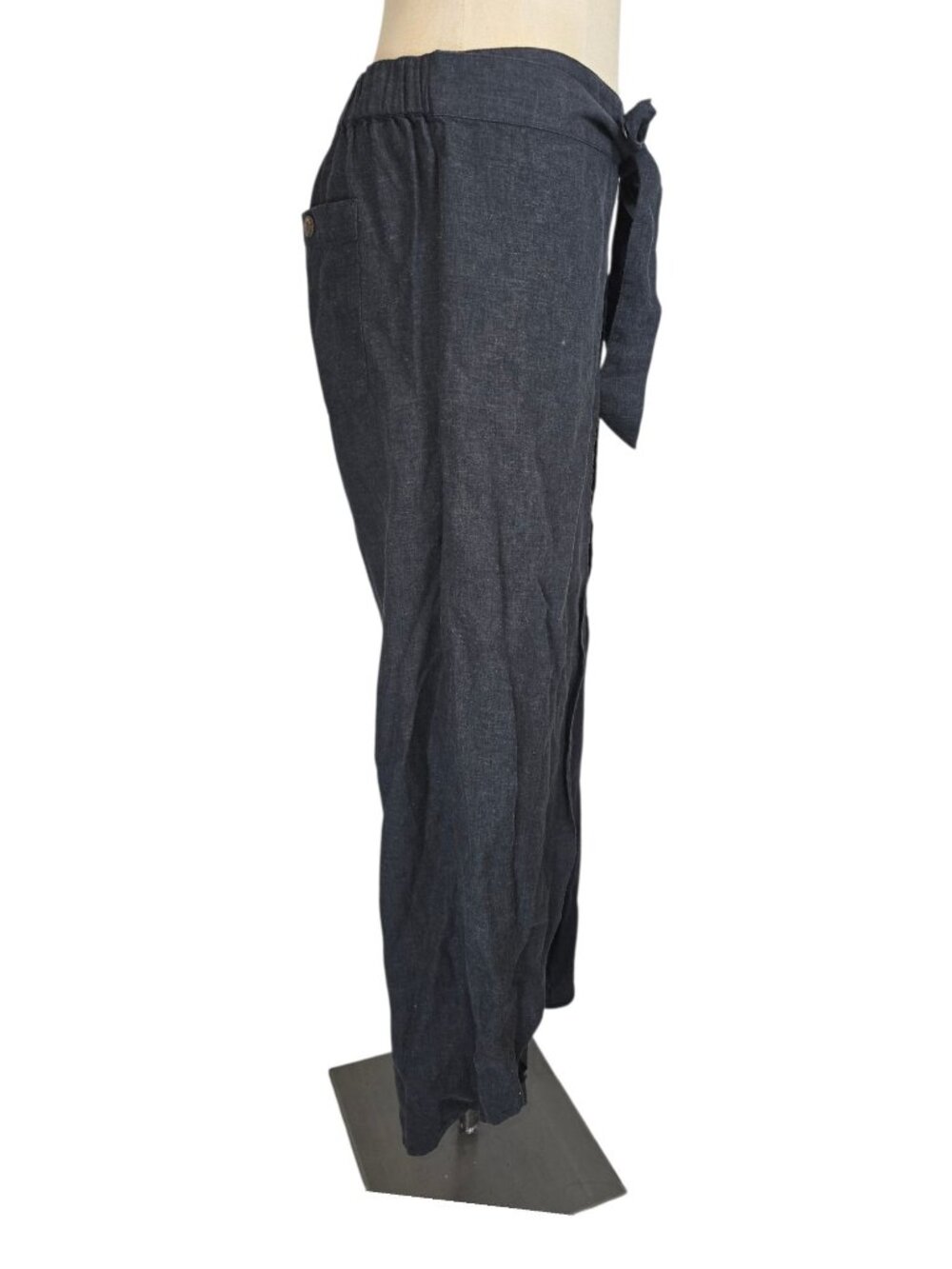Patagonia women's wide leg black trousers size s - Picture 3 of 9